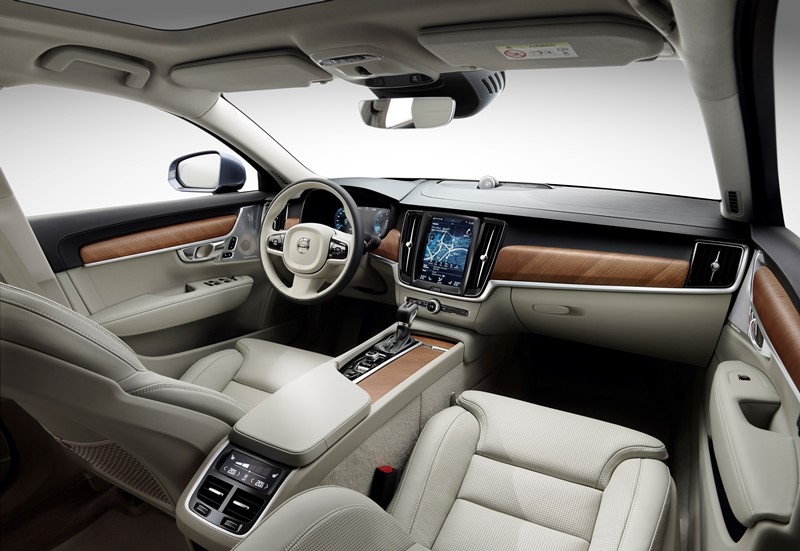 Interior cockpit Volvo S90/V90 blond